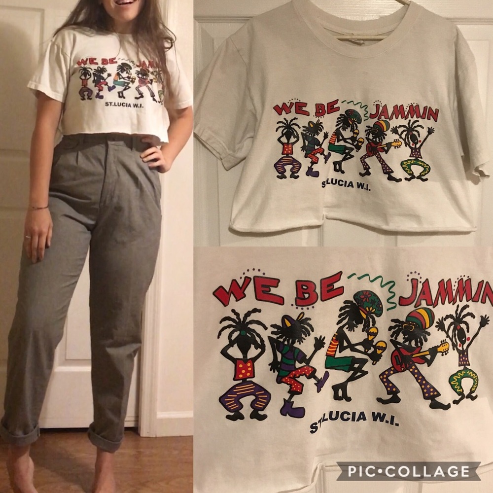 Jamaican Cropped Tee